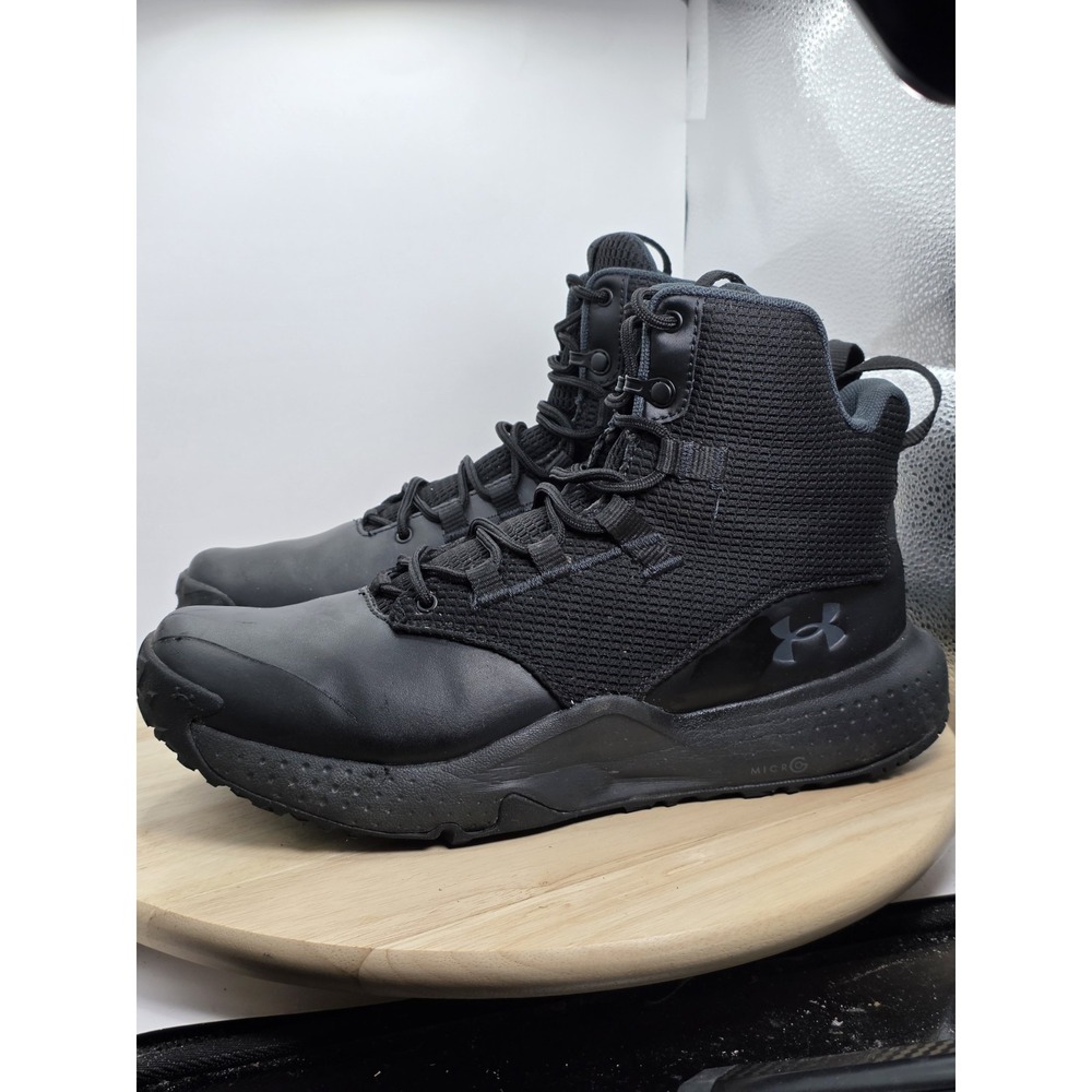 Mens  Size 10.5 -Under Armour Stellar Micro G 6" Tactical‎ Boots | Black 3028316